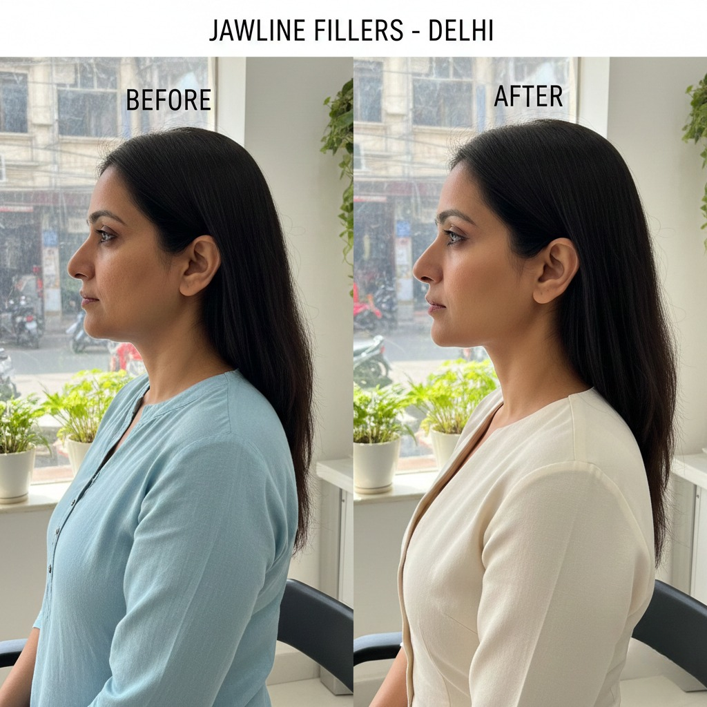 chin filler treatment before and after 3